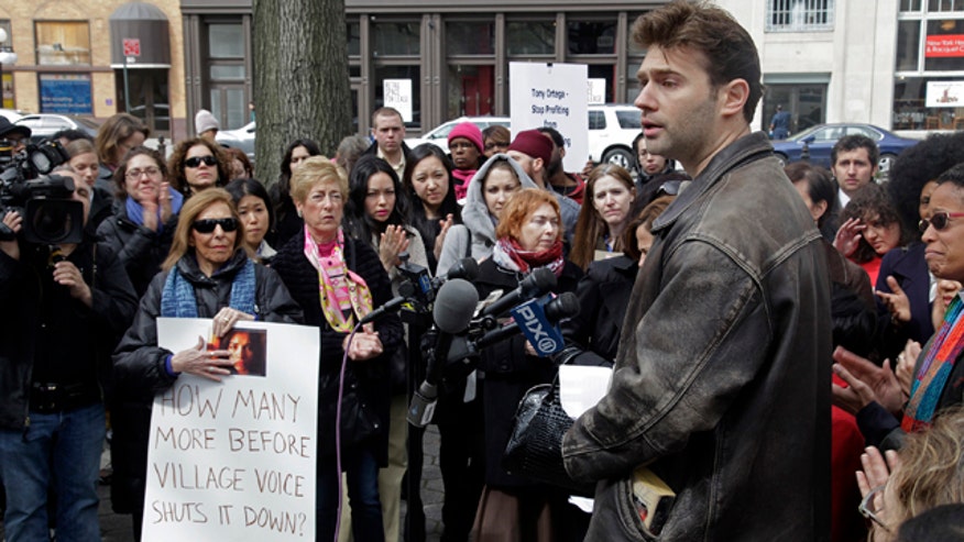 Village Voice Protest